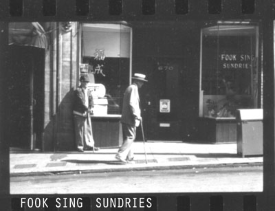 Fook Sing  - seattle Chinatown, the 1960's